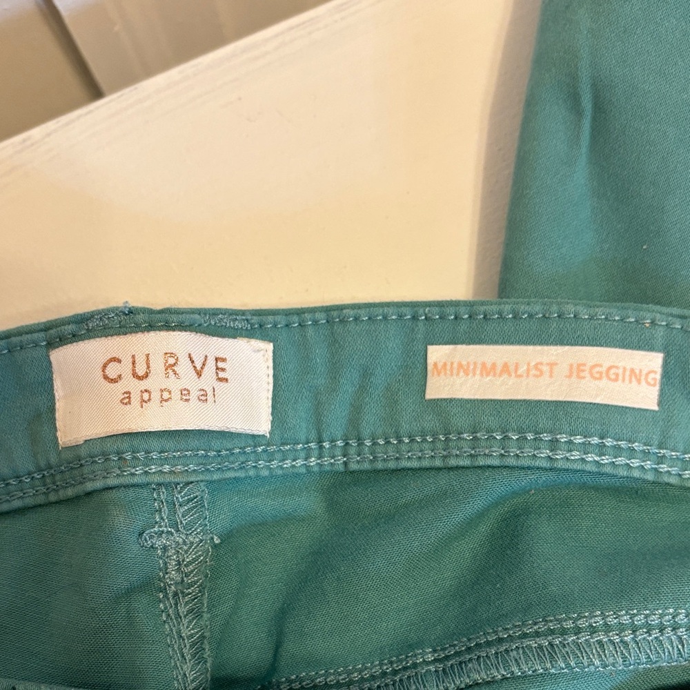 Teal Skinny Jeans - Picture 2 of 5